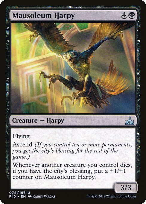 Mausoleum Harpy — Front
