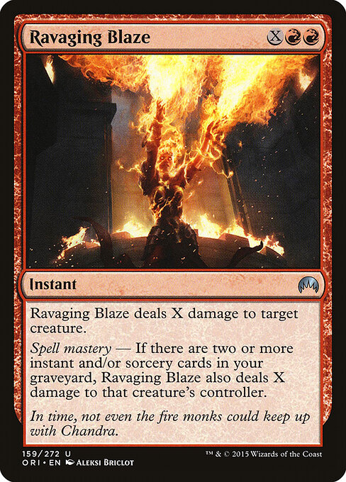 Ravaging Blaze — Front