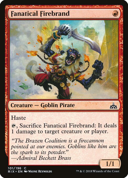 Fanatical Firebrand — Front
