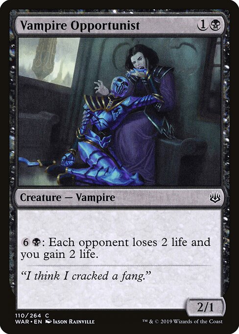 Vampire Opportunist — Front