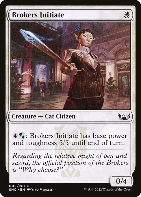 Brokers Initiate — Front