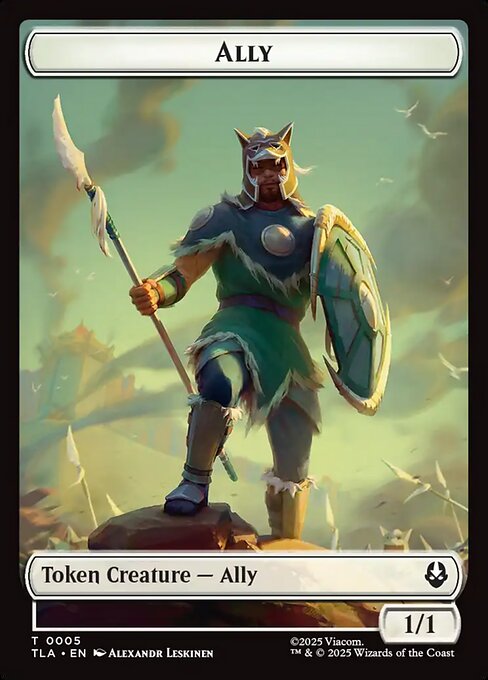 Ally (0005) // Clue (0014) Double-Sided Token — Front — Ally