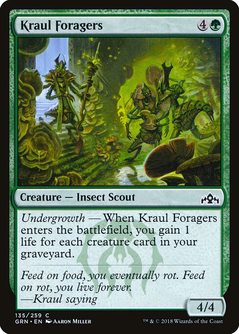 Kraul Foragers — Front