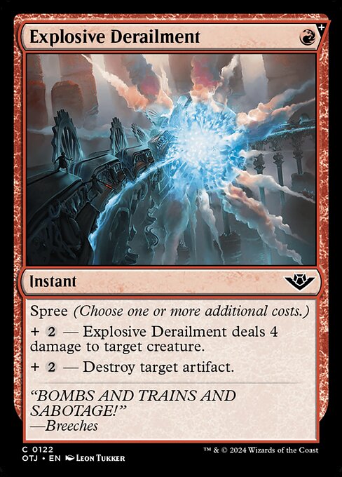Explosive Derailment — Front
