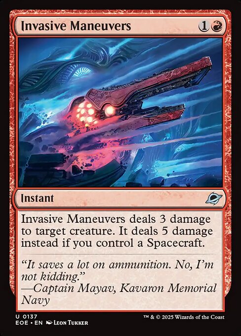 Invasive Maneuvers — Front