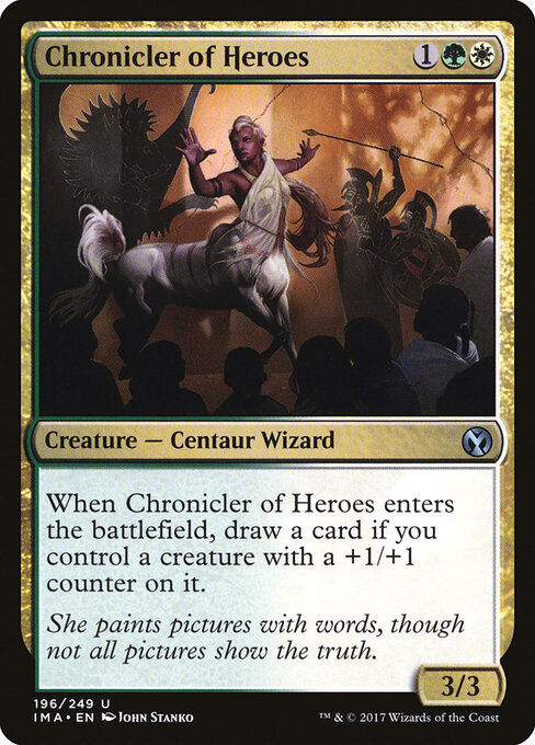 Chronicler of Heroes — Front