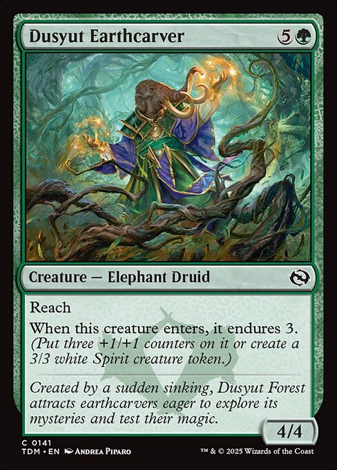 Dusyut Earthcarver — Front