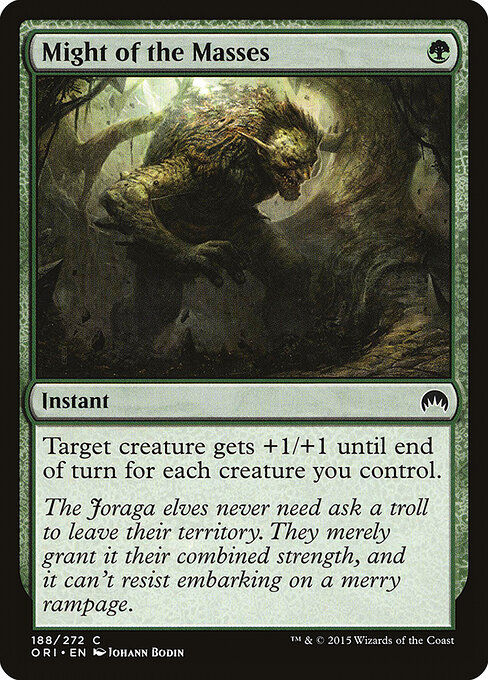 Might of the Masses — Front