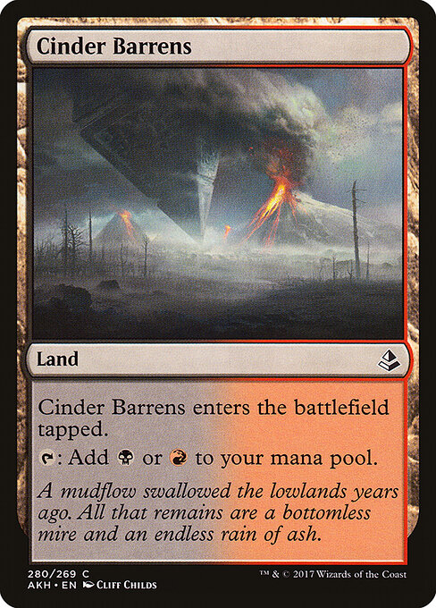 Cinder Barrens — Front
