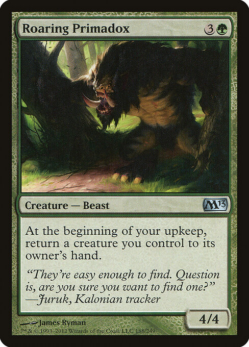 Roaring Primadox — Front