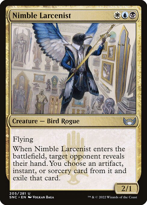 Nimble Larcenist — Front