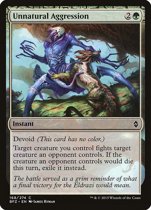 Unnatural Aggression — Front