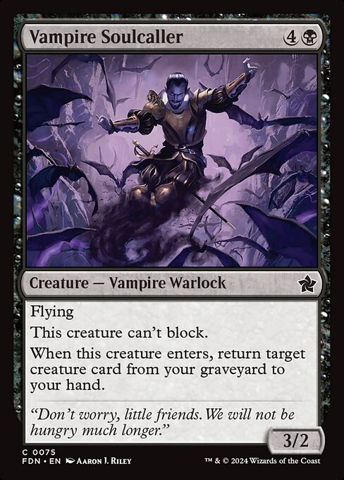 Vampire Soulcaller (0075) — Front