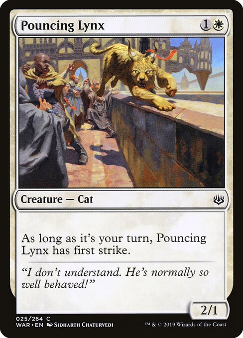 Pouncing Lynx — Front