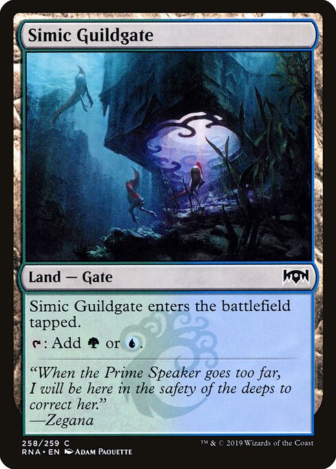 Simic Guildgate (258) — Front