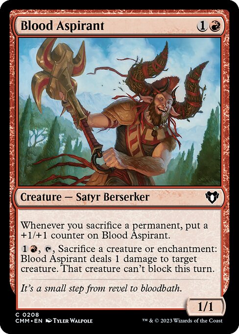 Blood Aspirant — Front