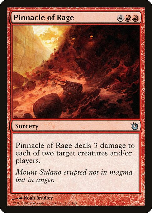 Pinnacle of Rage — Front