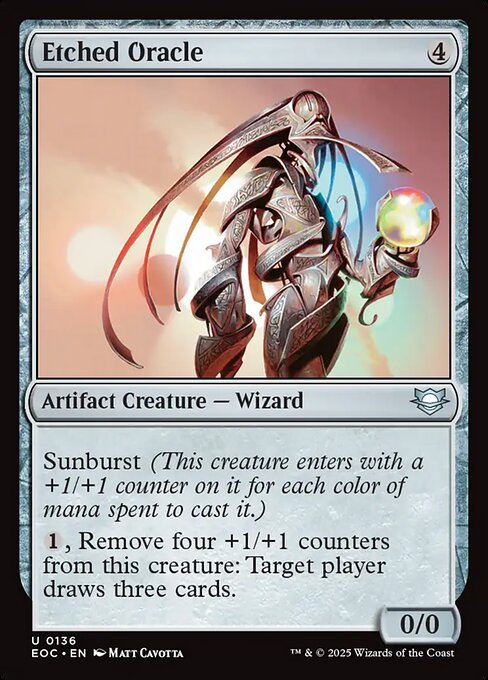 Etched Oracle — Front