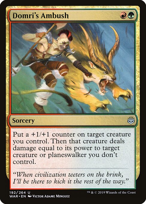 Domri's Ambush — Front