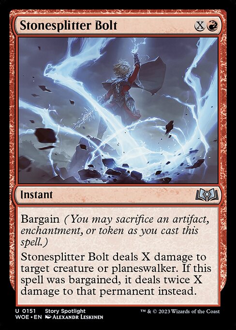Stonesplitter Bolt — Front