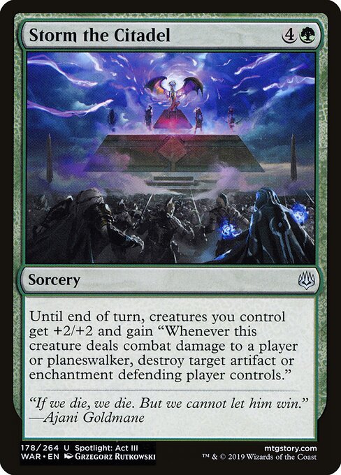 Storm the Citadel — Front