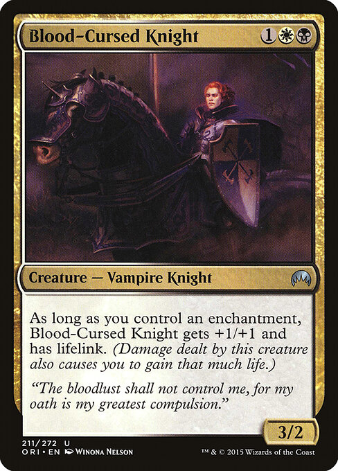 Blood-Cursed Knight — Front