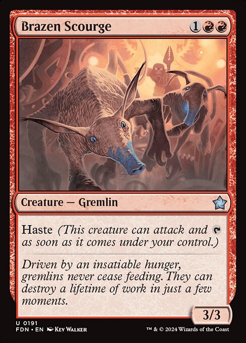 Brazen Scourge — Front