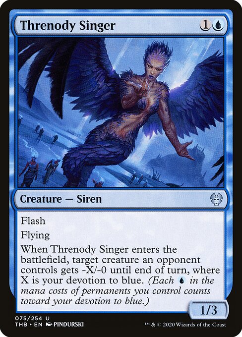 Threnody Singer — Front