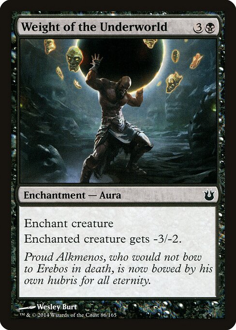 Weight of the Underworld — Front