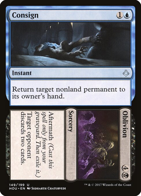 Consign // Oblivion — Front