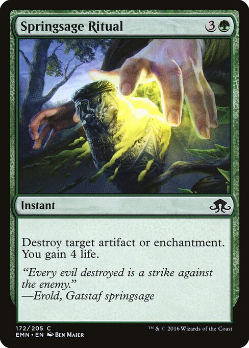 Springsage Ritual — Front