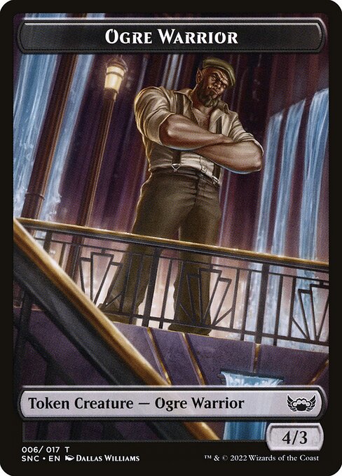 Ogre Warrior Token — Front