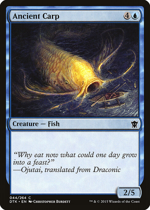 Ancient Carp — Front