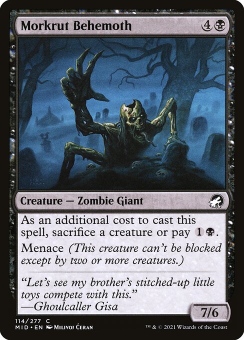 Morkrut Behemoth — Front