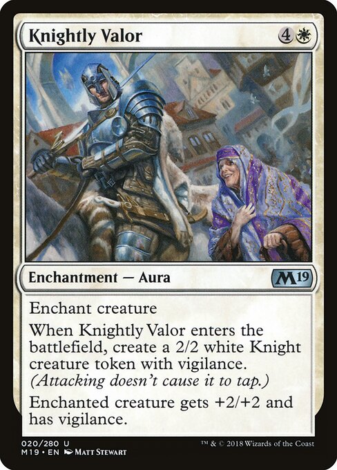 Knightly Valor — Front