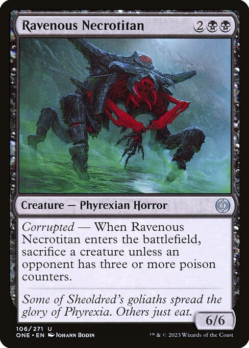 Ravenous Necrotitan — Front