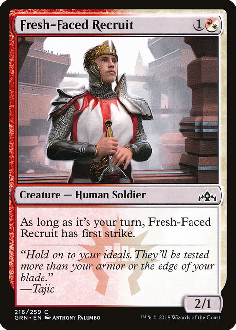 Fresh-Faced Recruit — Front