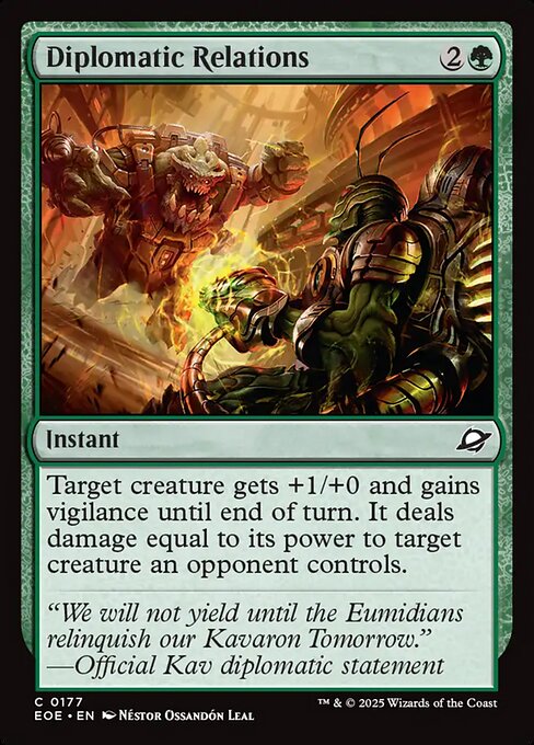 Diplomatic Relations — Front