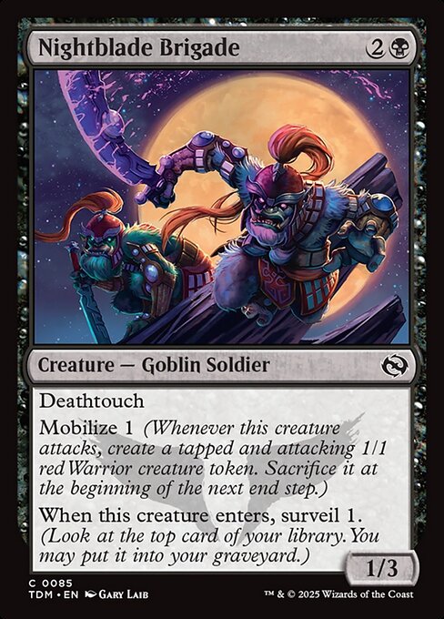 Nightblade Brigade — Front