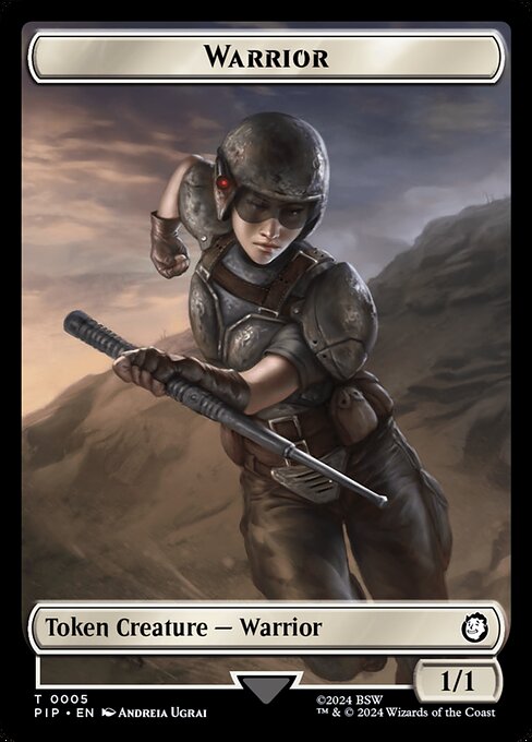 Warrior // Food (0012) Double-Sided Token