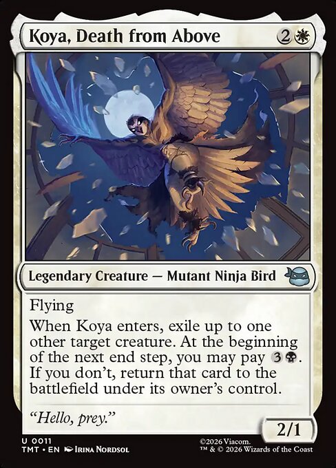 Koya, Death from Above — Front