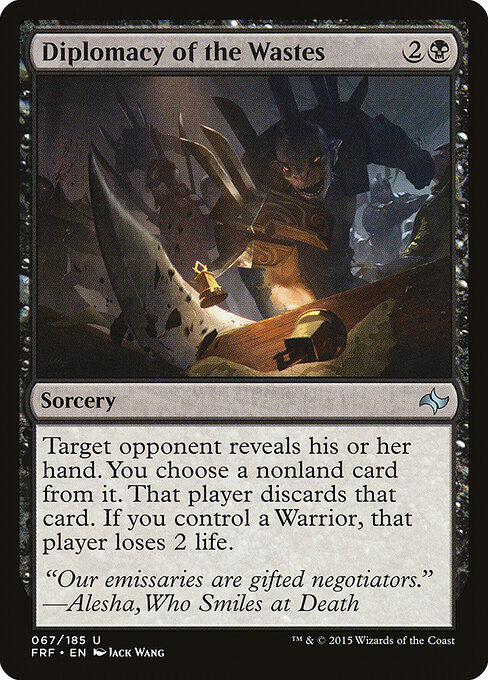 Diplomacy of the Wastes — Front