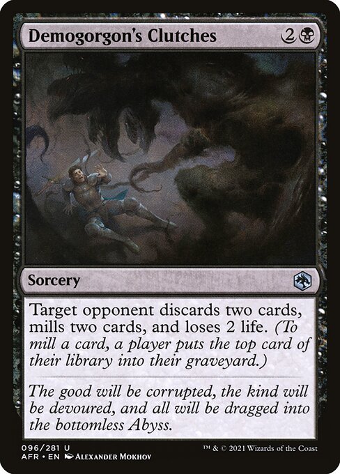 Demogorgon's Clutches — Front