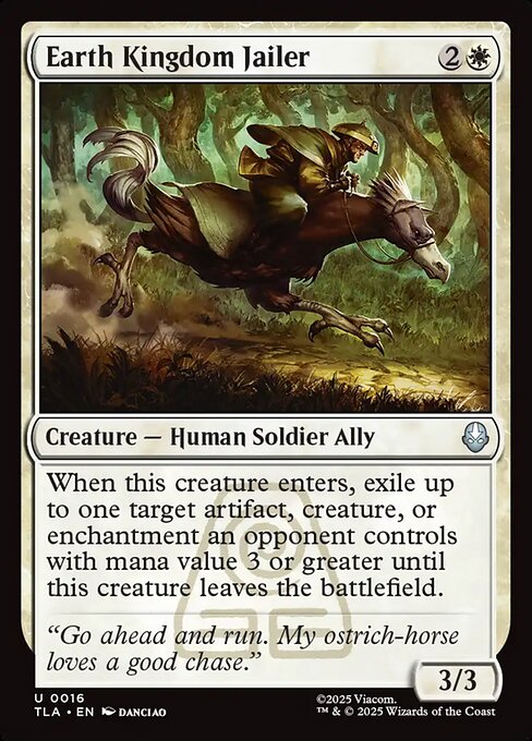 Earth Kingdom Jailer — Front