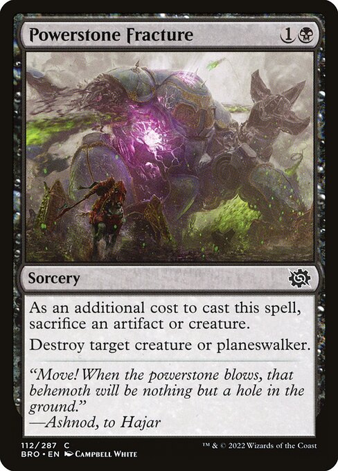 Powerstone Fracture — Front