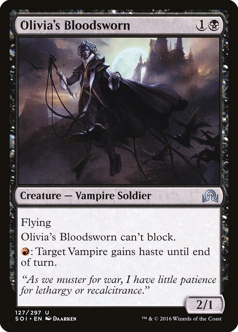 Olivia's Bloodsworn — Front