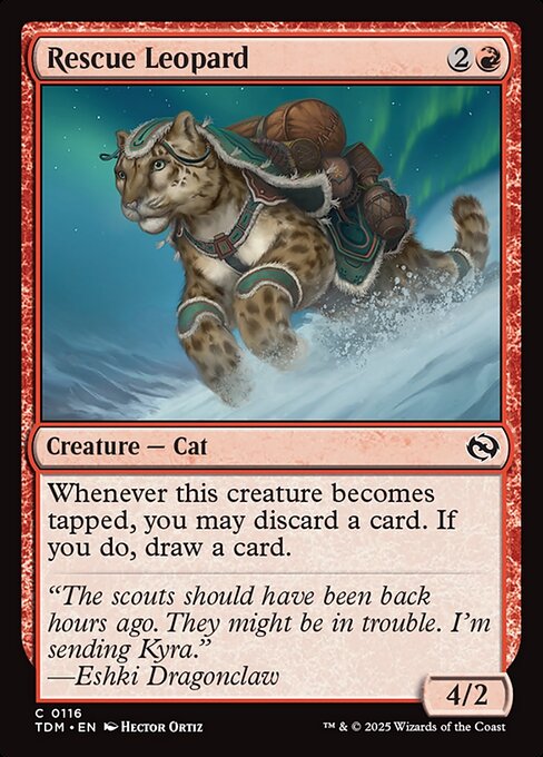 Rescue Leopard — Front