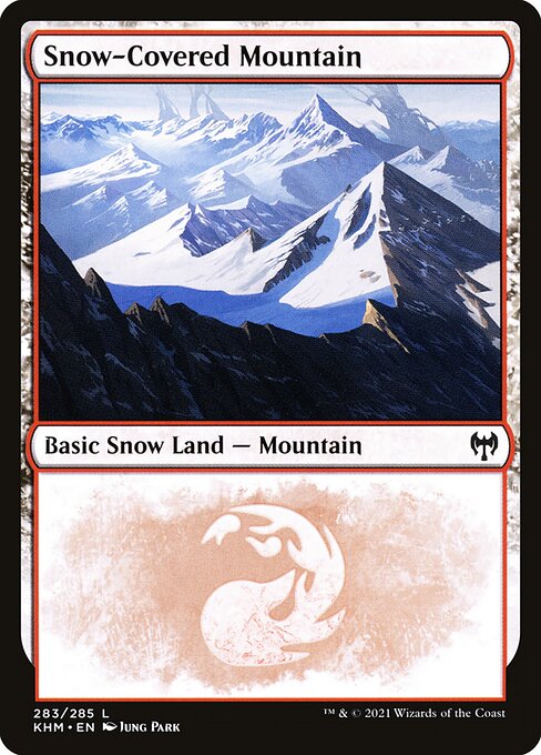 Snow-Covered Mountain (283) — Front