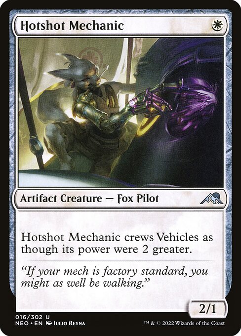 Hotshot Mechanic — Front