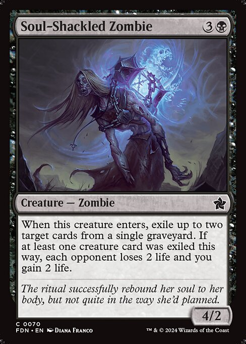 Soul-Shackled Zombie — Front